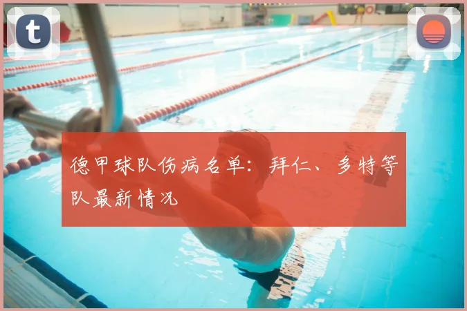 德甲球队伤病名单：拜仁、多特等队最新情况
